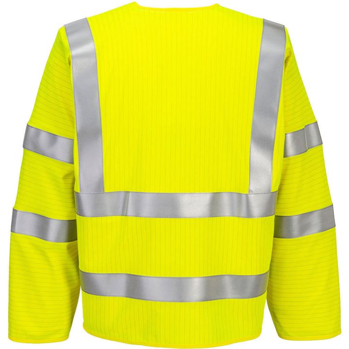 Portwest Bizflame Hi-Vis FR Long Sleeve Zip Vest PT-FR616