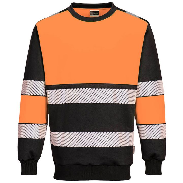 Portwest PW3 Hi-Vis Class 1 Sweatshirt PW376