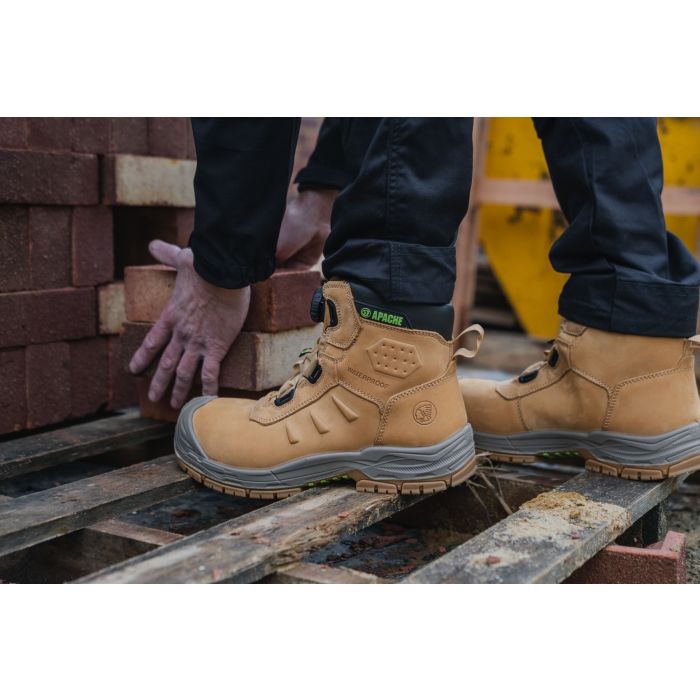 Churchill Wheat Wheat waterproof FITGO safety boot ESD