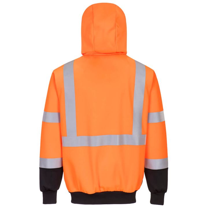 Portwest Hi-Vis 2-Tone Zipped Hoodie B315