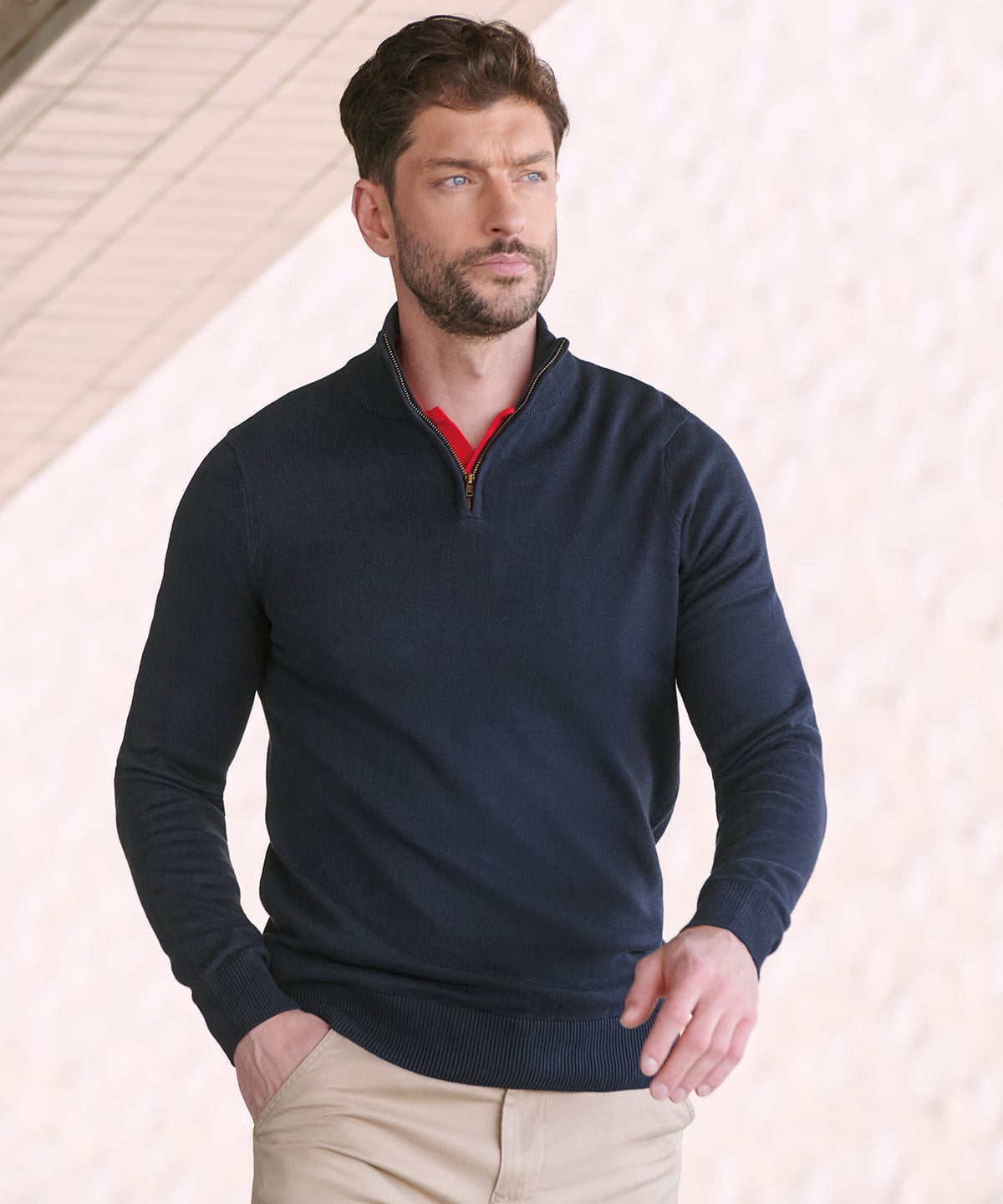 HB729 ¼ zip jumper