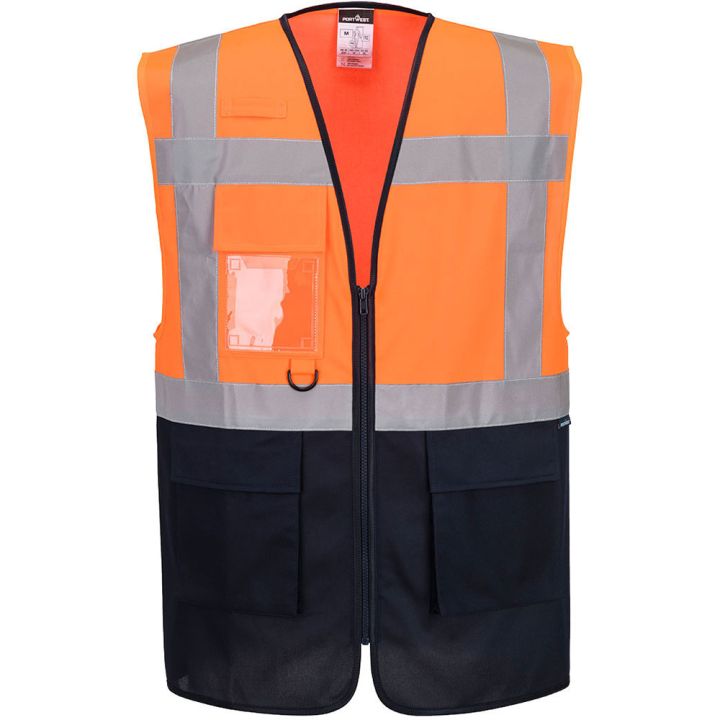 Portwest ES1 Essential Hi-Vis Contrast Executive Vest PT-ES076