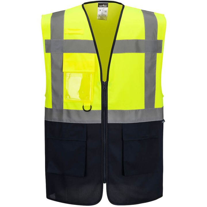 Portwest ES1 Essential Hi-Vis Contrast Executive Vest PT-ES076