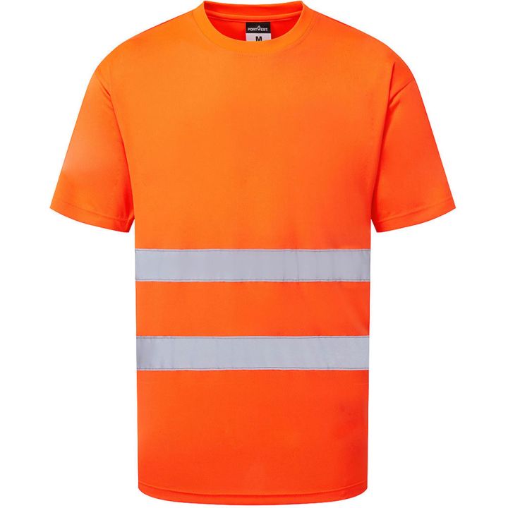 Portwest ES1 Essential Hi-Vis Short Sleeve T-Shirt Product PT-ES478