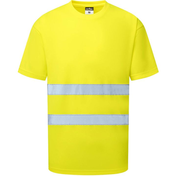 Portwest ES1 Essential Hi-Vis Short Sleeve T-Shirt Product PT-ES478