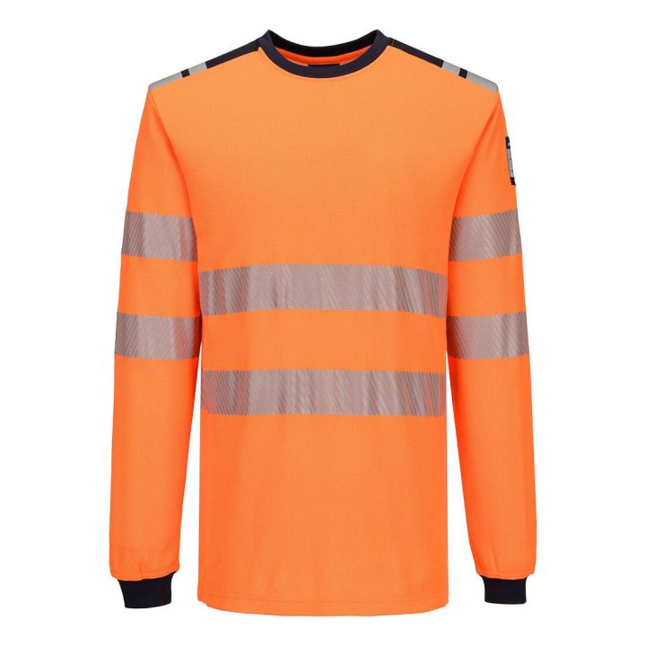 Portwest PW3 Modaflame Knit HVO FR Long Sleeve T-Shirt PT-FR736