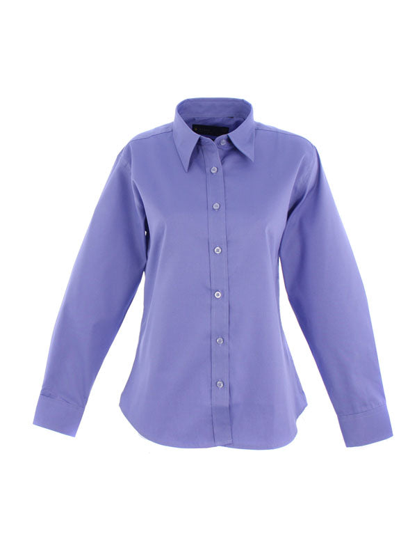 UC703 Ladies Long Sleeve Oxford Shirt