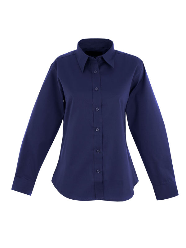 UC703 Ladies Long Sleeve Oxford Shirt