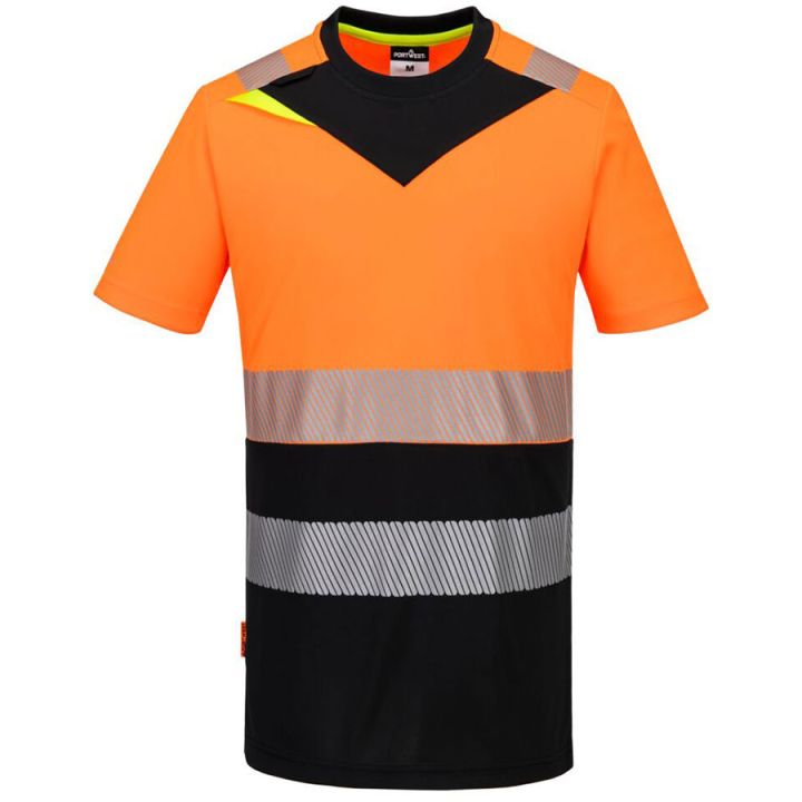 Portwest DX4 Hi-Vis Class 1 Short Sleeve T-Shirt PT-DX434