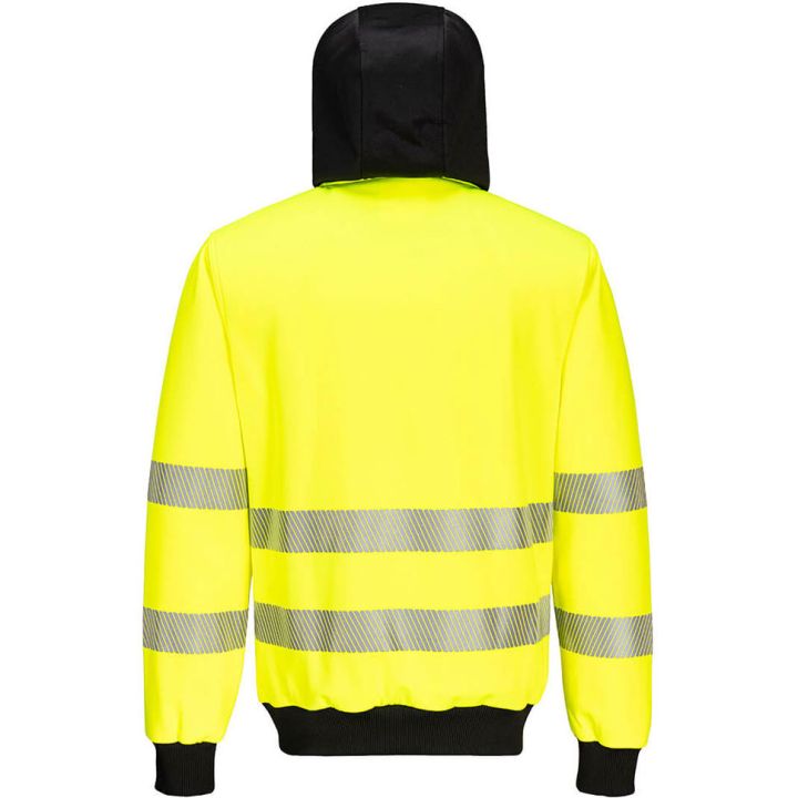 Portwest PW3 Hi-Vis Zip Hoodie PW327