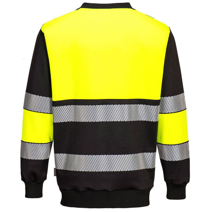 Portwest PW3 Hi-Vis Class 1 Sweatshirt PW376