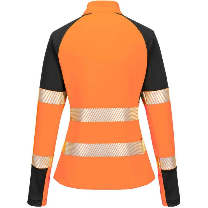 Portwest PW3 Hi-Vis Women's 1/4 Zip Sweatshirt PT-T173