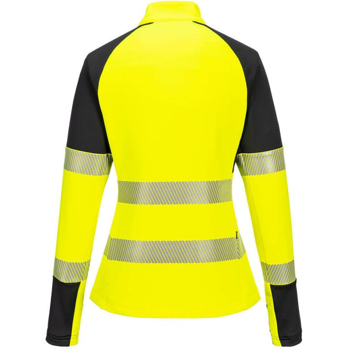 Portwest PW3 Hi-Vis Women's 1/4 Zip Sweatshirt PT-T173