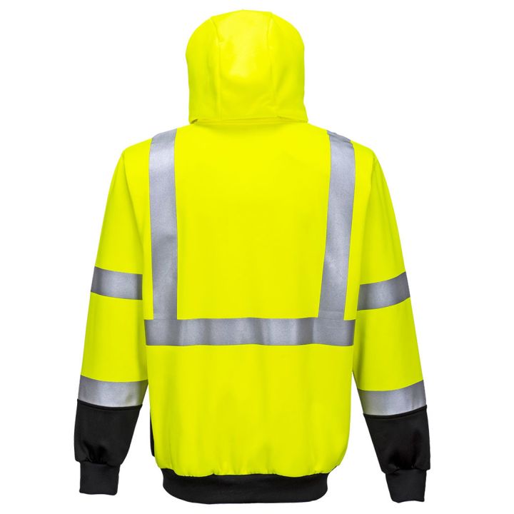 Portwest Hi-Vis 2-Tone Zipped Hoodie B315