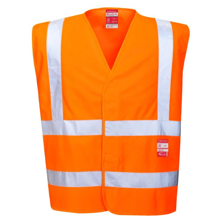Portwest Hi-Vis Vest - Flame Resistant FR75