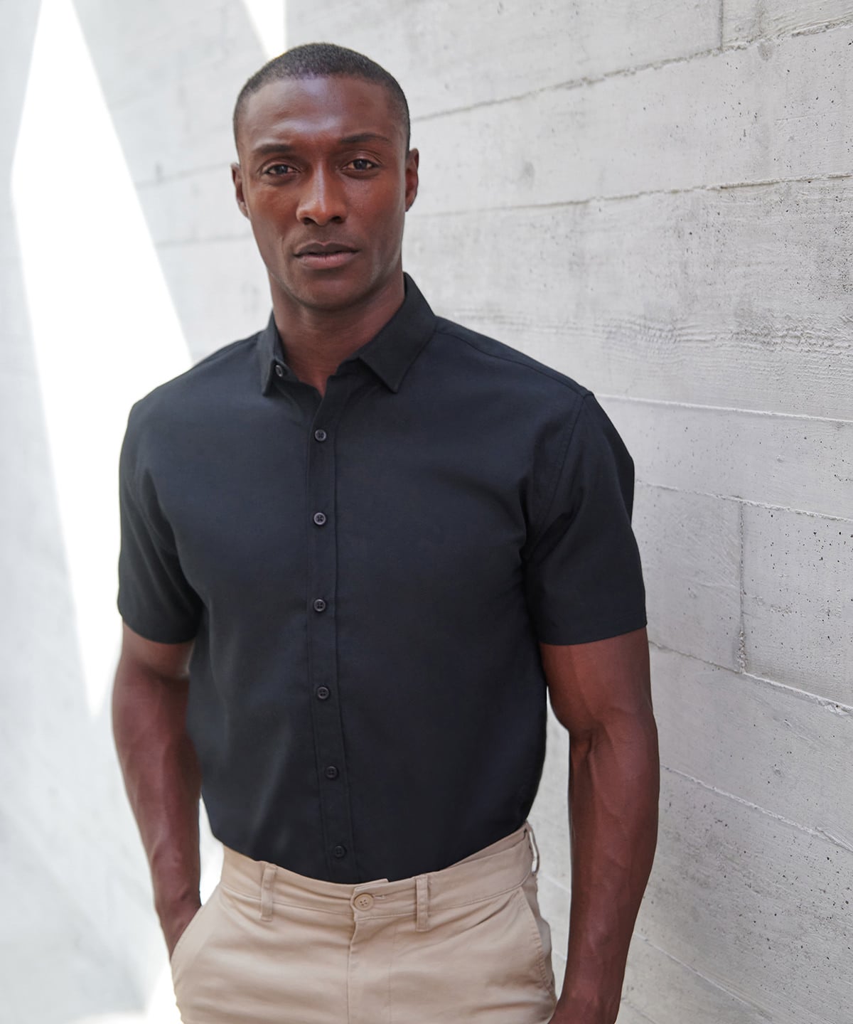 HB588 Short sleeve ‘cotton-feel’ Coolplus® shirt