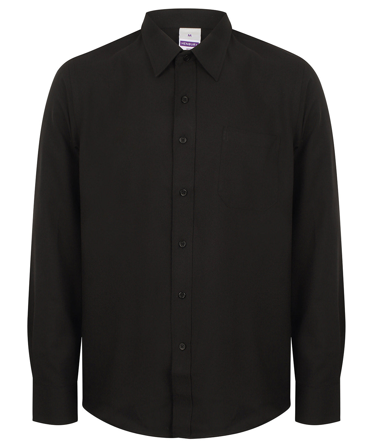 Mens HB590 Wicking antibacterial long sleeve shirt