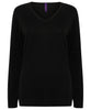 HB721 Women's 12 gauge v-neck jumper