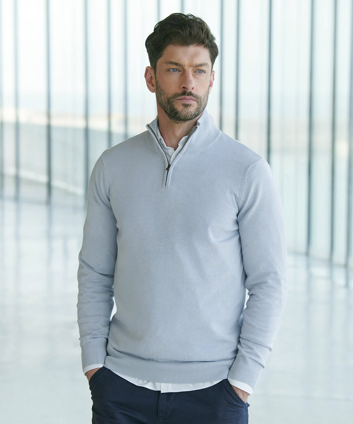 HB729 ¼ zip jumper