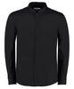 KK161 Mandarin collar shirt long-sleeved (tailored fit)