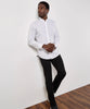 KK161 Mandarin collar shirt long-sleeved (tailored fit)