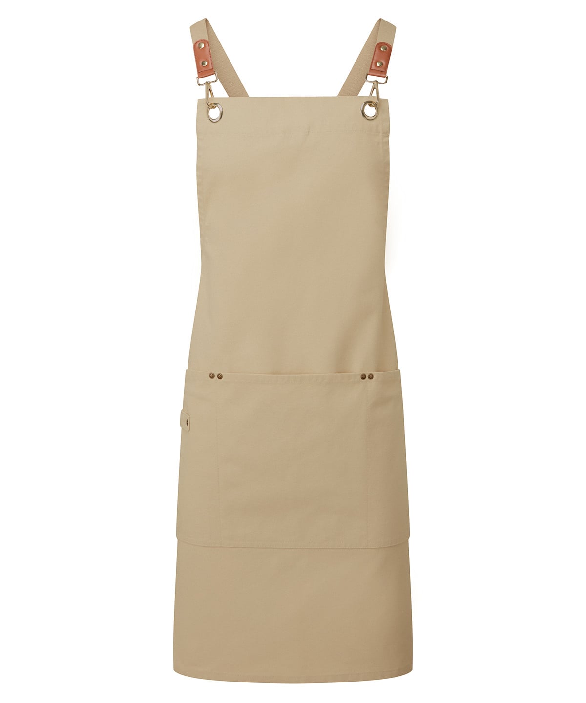 PR182 Clip ‘n’ Clasp cross-back bib apron