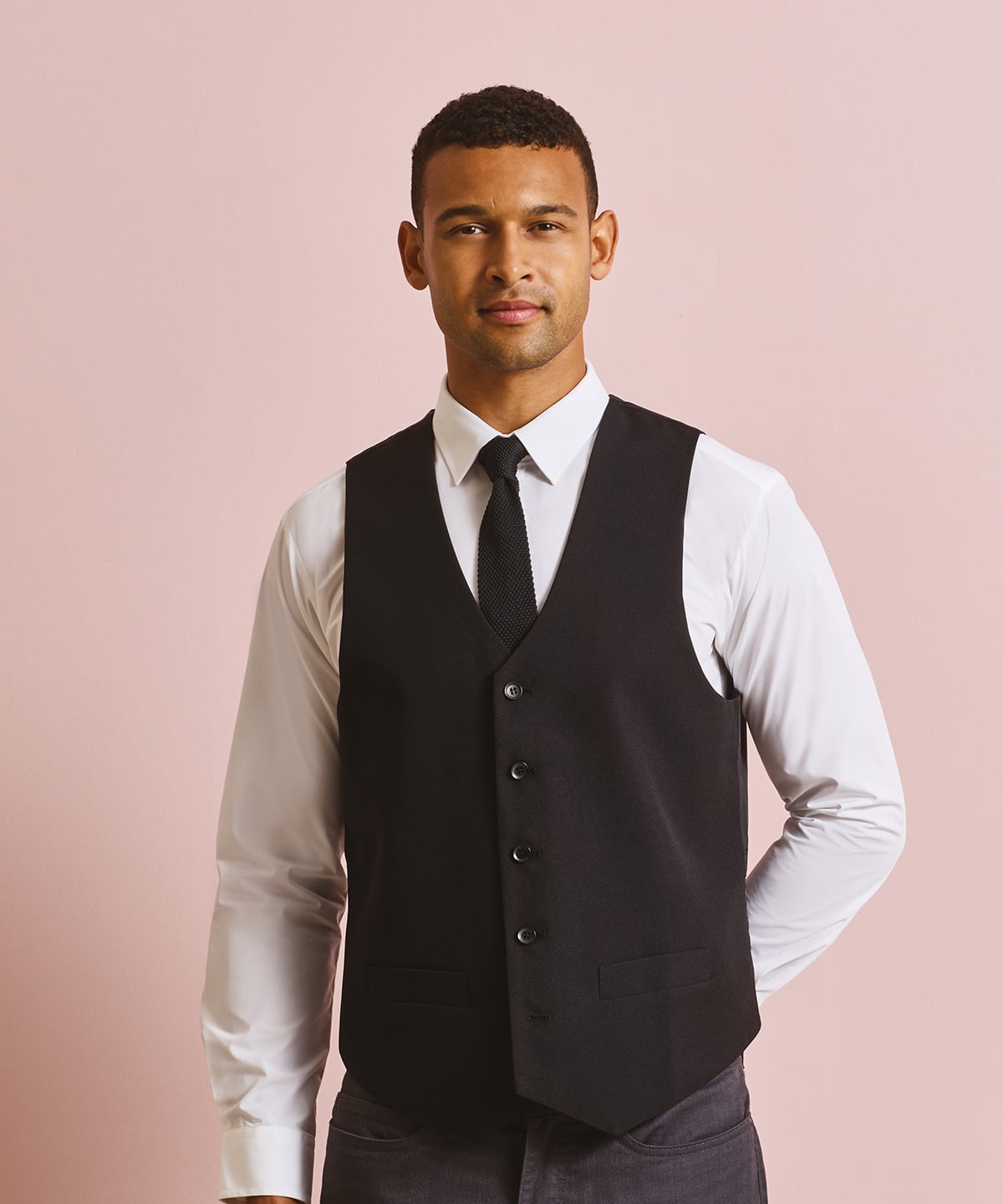 PR622 Lined polyester waistcoat