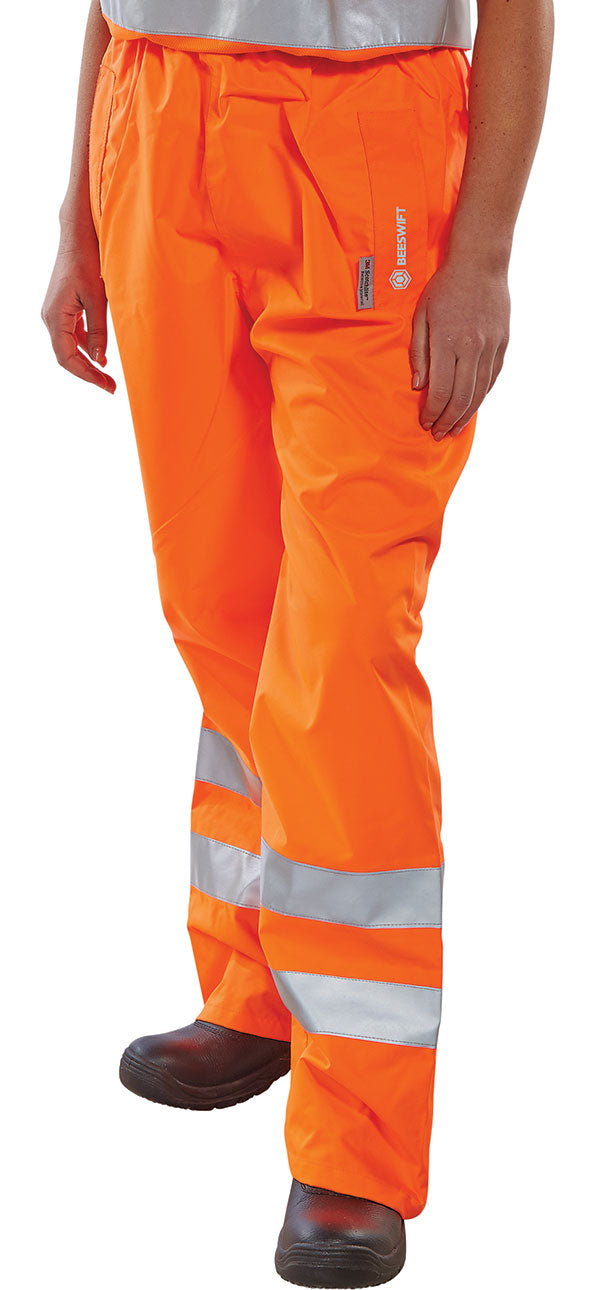 Hi-Viz Waterproof Breathable Overtrouser