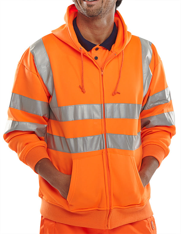 Hi-Viz Full Zip Hoodie