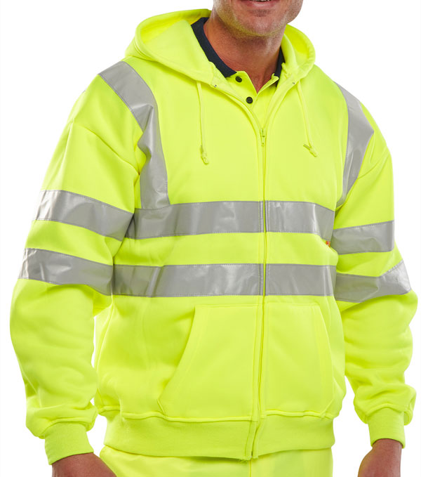 Hi-Viz Full Zip Hoodie