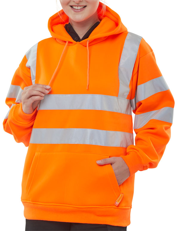 Hi-Viz Non Zip Hoodie