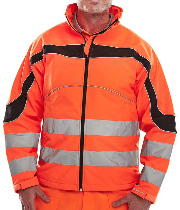 Hi-Viz Eton Softshell Jacket