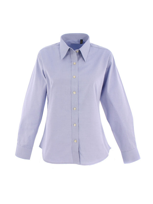 UC703 Ladies Long Sleeve Oxford Shirt