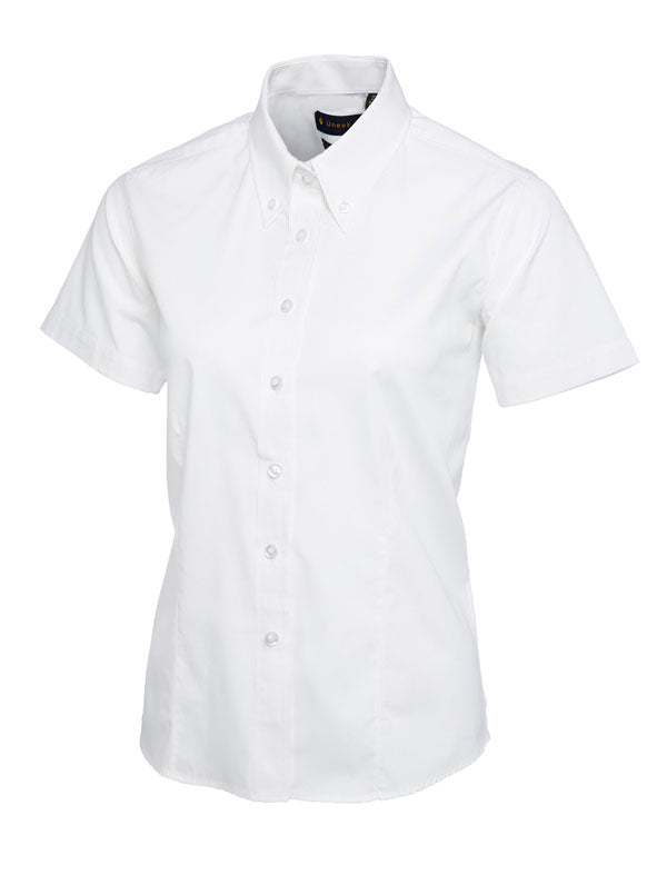 UC704 Ladies Short Sleeve Oxford Shirt