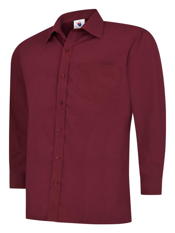 UC709 Poplin Long Sleeve Shirt