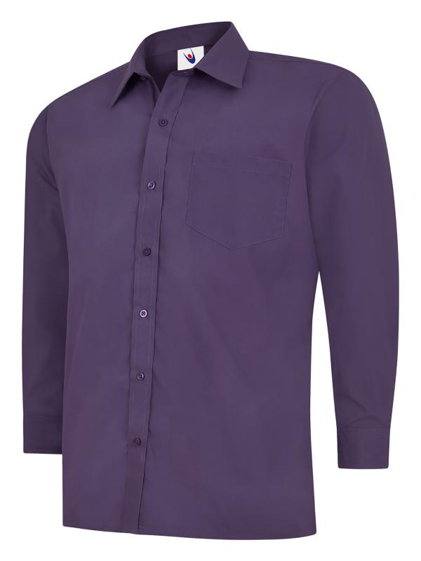 UC709 Poplin Long Sleeve Shirt