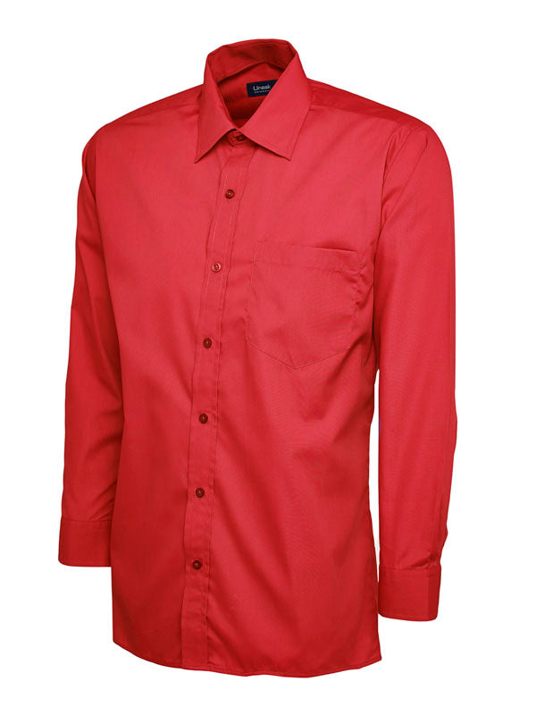 UC709 Poplin Long Sleeve Shirt